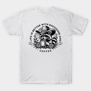 Raccoon Coffee T-Shirt